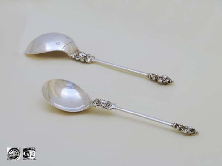 Silesian Antique Silver Baroque Spoon